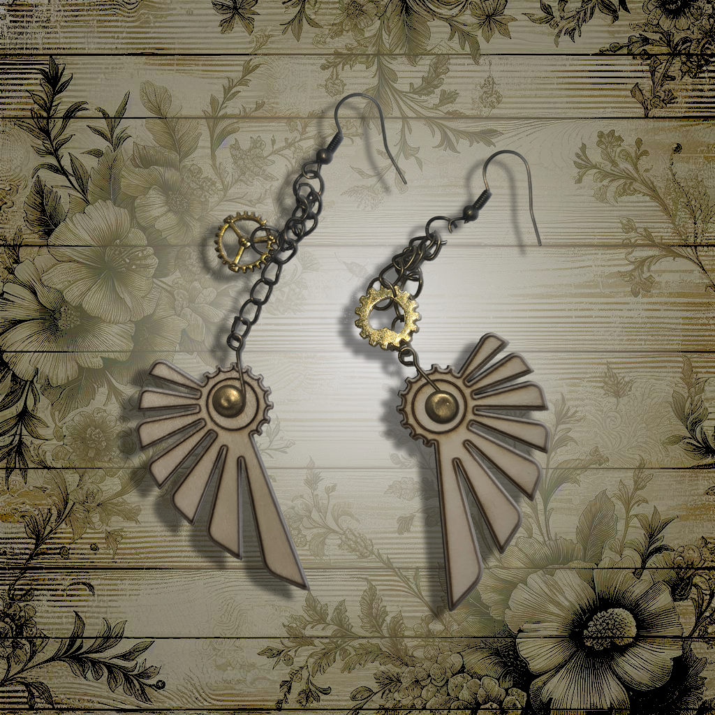 Orecchini Steampunk Gear