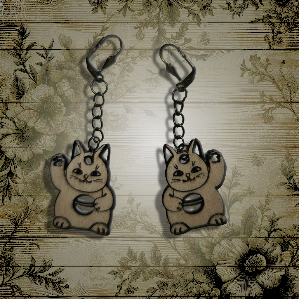 Orecchini Maneki Neko